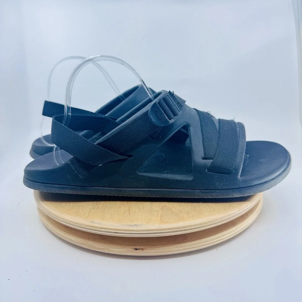 Chaco‎ Chillos Slide Sandals Shoes Men's Size 12 Black Z Strap Sport Comfort